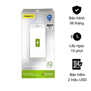 Pin chính hãng Pisen thay cho iPhone 13 Pro Max